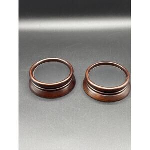 Pottery Barn candle pillars, glass globe holder.